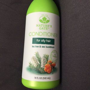 Nature's Gate Oily Hair Conditioner 18oz Bottle Tea Tree Buckthorn